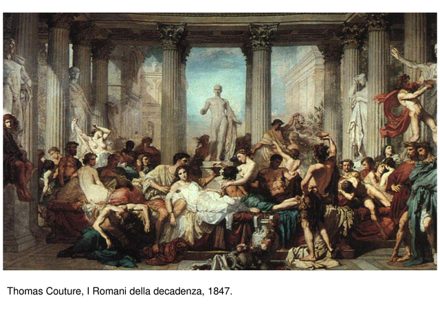 Thomas Couture, I Romani della decadenza, 1847