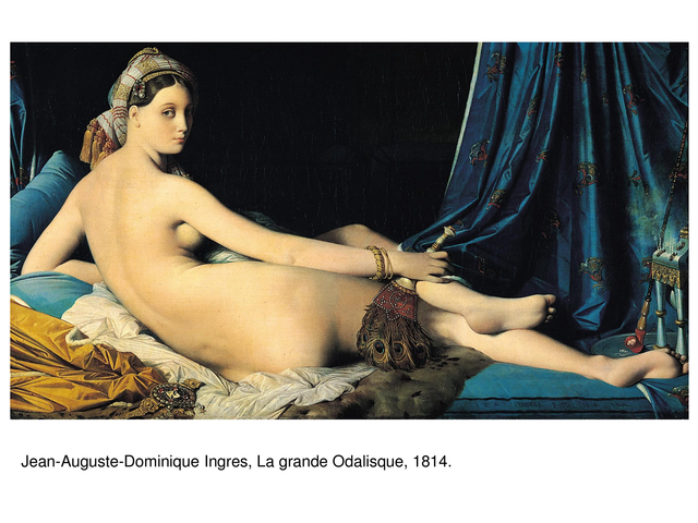 J.A.D. Ingres, La grande odalisca, 1814