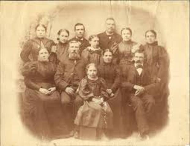 William Henry Harrison has his first child out of 10