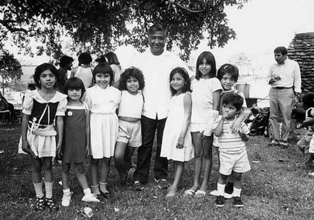 He and Hellen had eight cildren and risins from his job