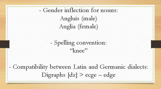 First registers about Old English