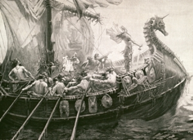 Viking invasions beginning