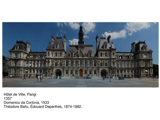 Hotel de Ville, Parigi, Théodore Ballu, Édouard Deperthes, 1874-1882