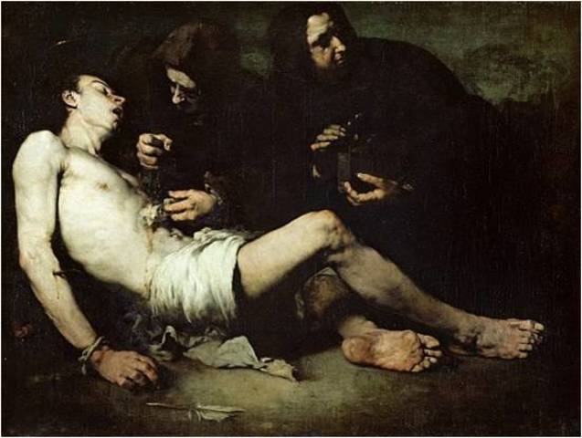 T.A. Ribot,  San Sebastiano martire, 1865