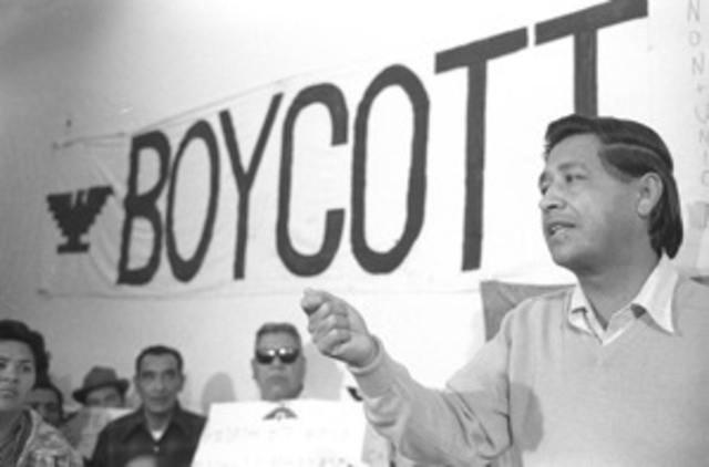 Boycott in California.