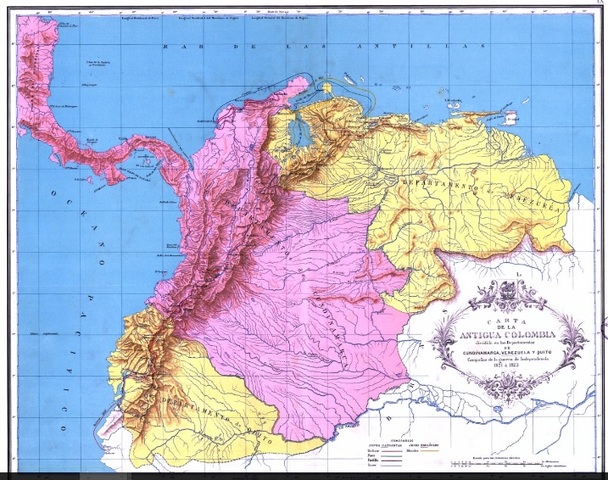 Geografía de la Gran Colombia