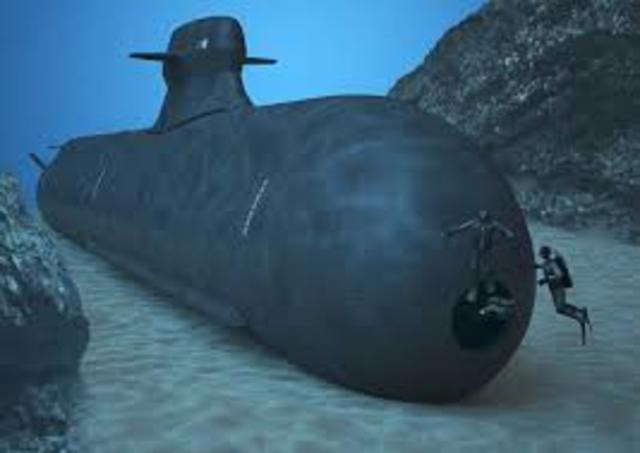 the first navigate able submarine
