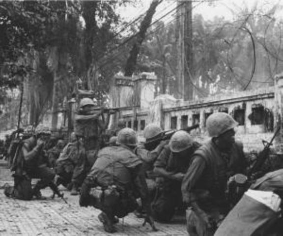 The Tet Offensive begins