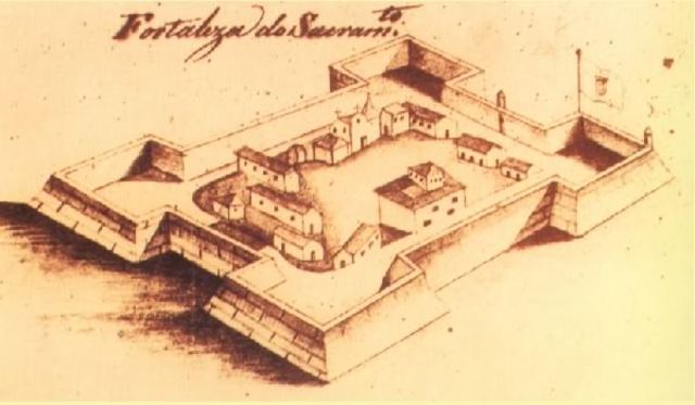 Naves Britanicas luchan por la Colonia del Sacramento