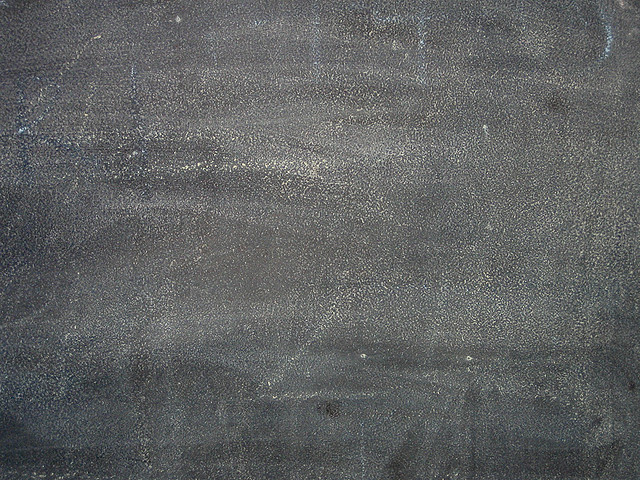 Chalkboard was Invented