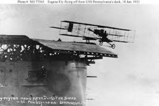 First Successful Carrier Takeoff