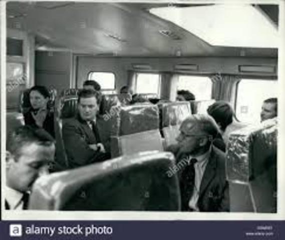 Passenger service begins