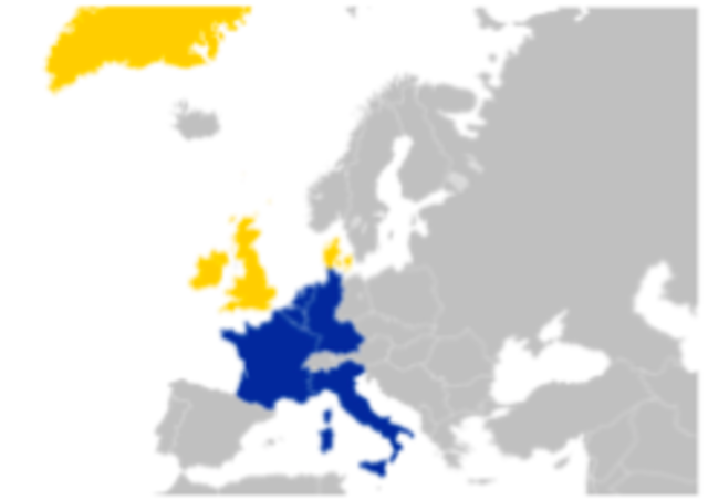 Dinamarca, Irlanda y Reino Unido entran a la UE