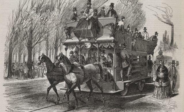 The First Public Bus Line Launched