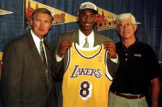 Kobe bryant was drafted