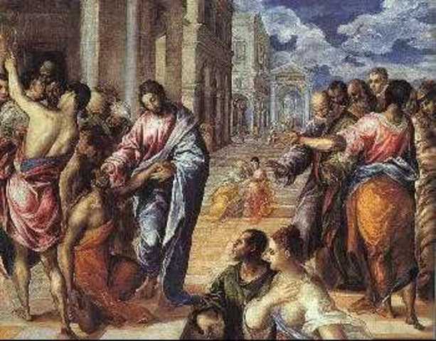 " miracle of christ healing the blind"