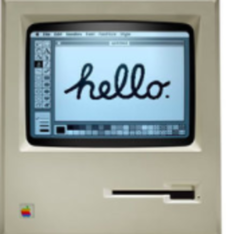 La primer computadora personal con interfaz gráfica es desarrollada por Apple.