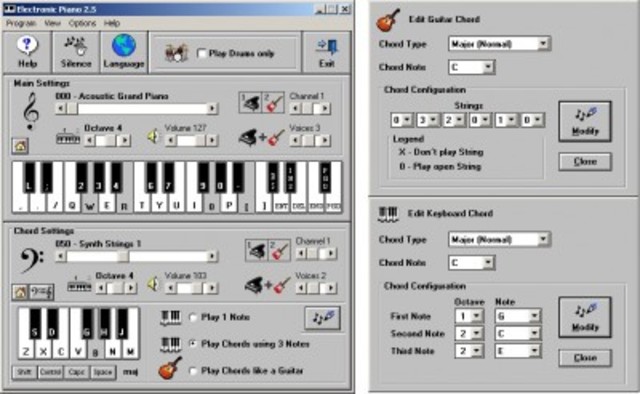 La música en computadoras.
