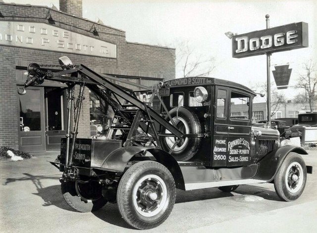 Dodge plymouth tow truck