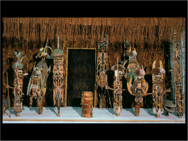 Malagan display and mask