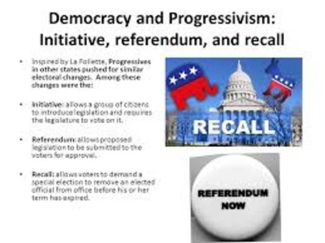 Initiative and Referendum