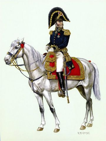 Becomes a general in the French Army