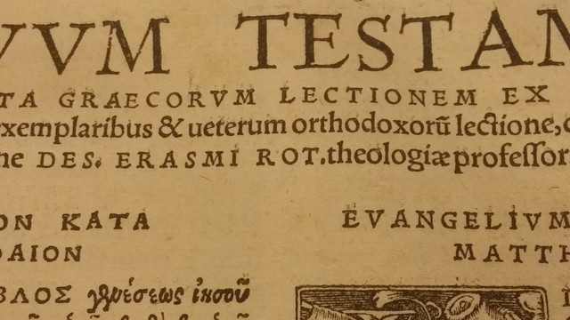 Traduccion a latin del Nuevo testamento