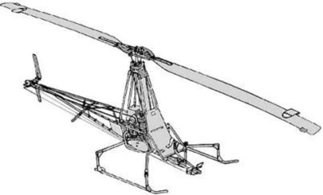 First practical single rotor helicopters
