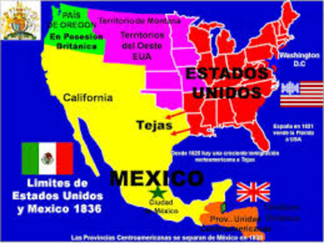 La pérdida del territorio de Texas