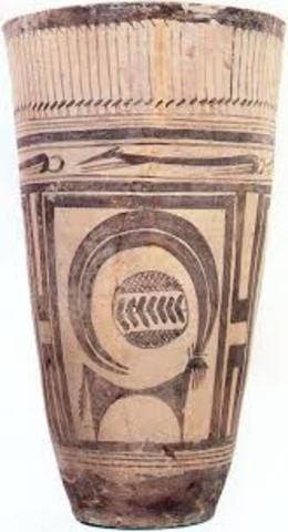 Ibex Beaker with motifs