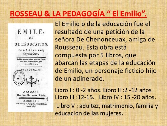 Rousseau y su propuesta pedagógica