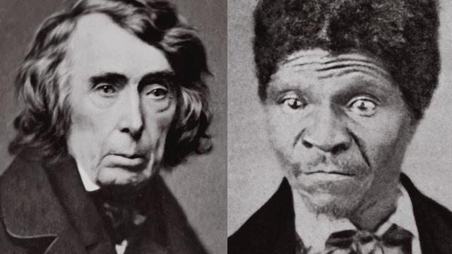 The Dred Scott decision announcement