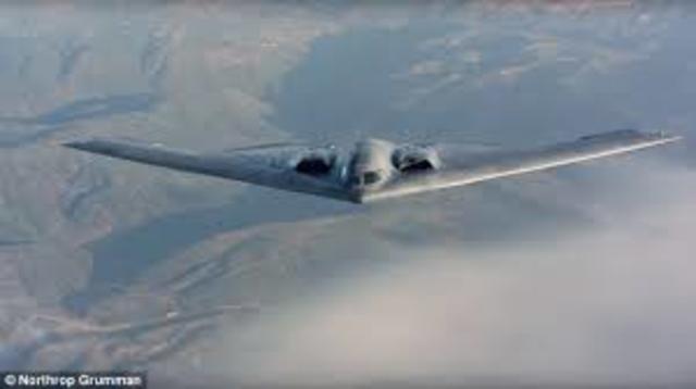 B-2 bomber developed