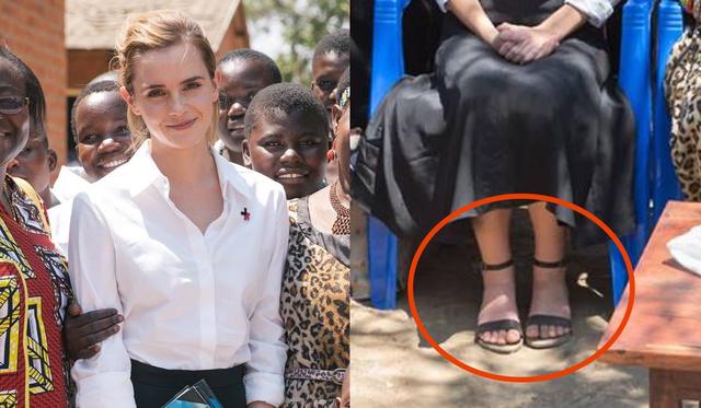 Aparece Emma Watson utilizando sandalias Nisolo