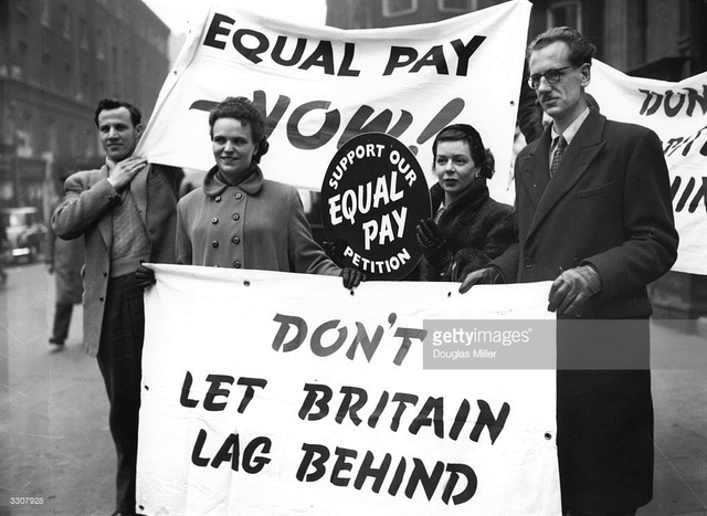 Women teachers and civil servants should receive equal pay.