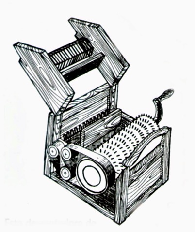 Desmotadora de algodón