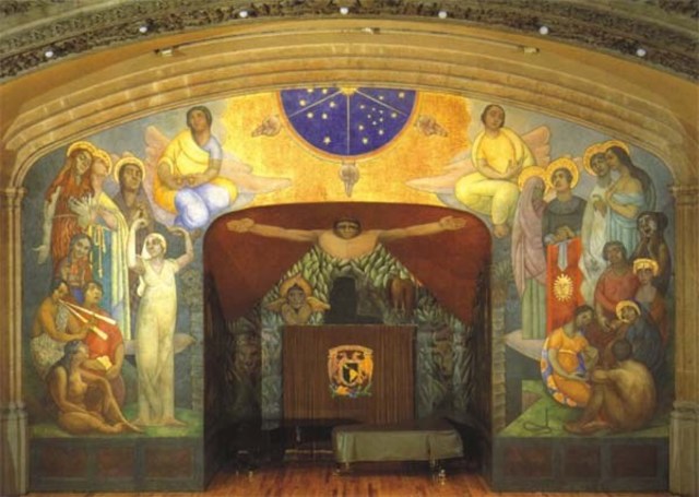 Rivera, Carlos Mérida y Jean Charlot, muralismo ENP