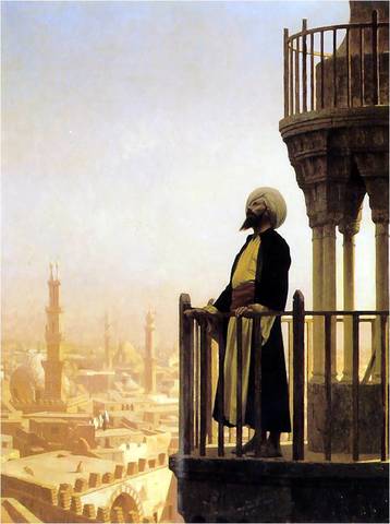 Jean-Léon Gérôme, Il muezzin, 1866