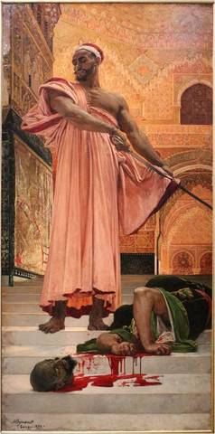 Henri Regnault, Esecuzione senza giudizio sotto i mori di Granada, 1870
