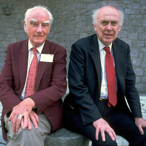 Francis Crick eta James Watson