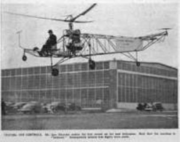 The first helicopter