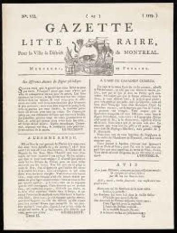 Creation of La Gazette de Montreal