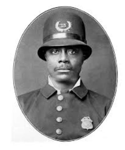 first African american officer