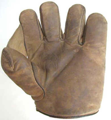 First Baseball Glove Invented