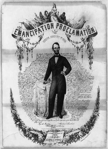 The Emancipation Proclamation is Issued