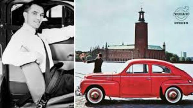 The "3-point seatbelt" was made