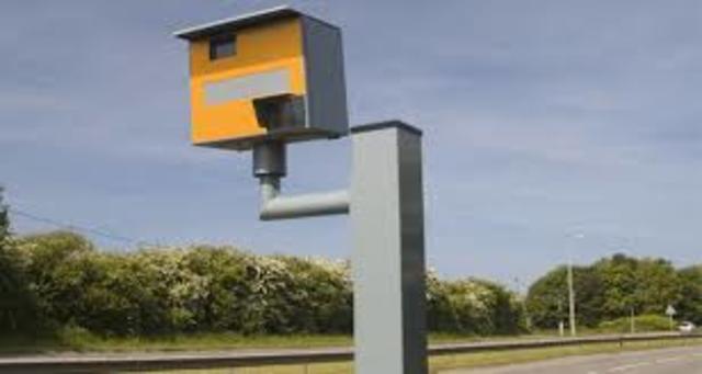 speed cameras are introduced into britain
