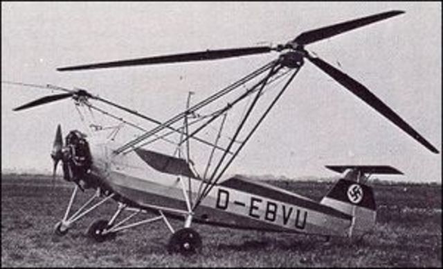 First Pilot Controlled Helicopter