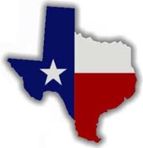Texas Gains it's Independence