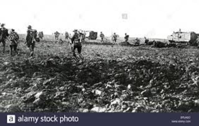 The Americans win in the battle of cantigny.